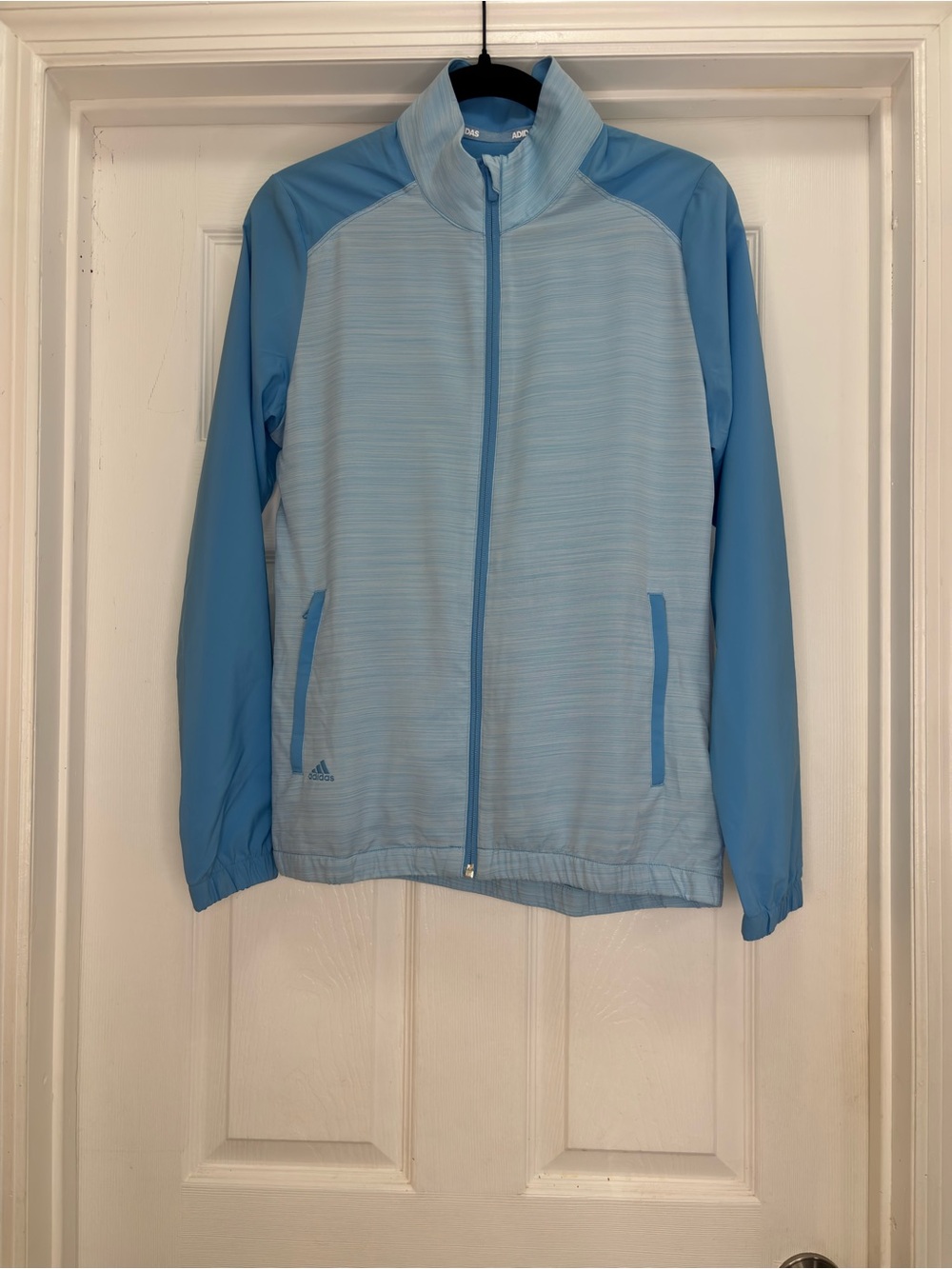 Light Blue Woman’s Full‑Zip Jacket
